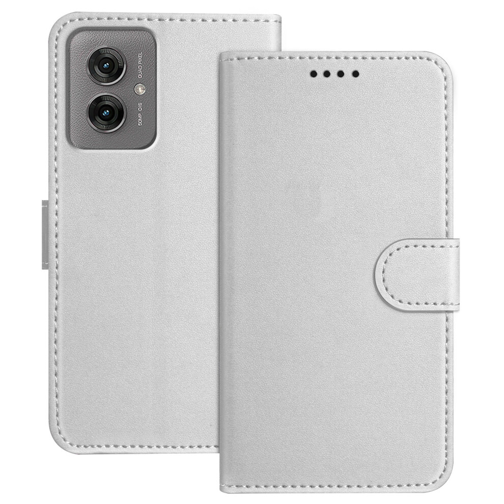 (Silver) For Motorola Moto G55 5G Cases Silver 6914289464719