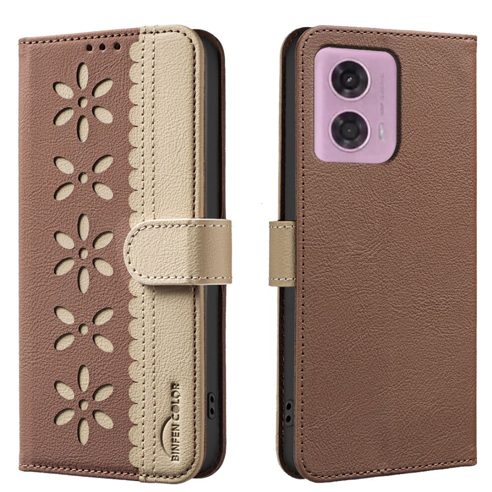 (Brown) For Motorola Moto G24 4G Cases Brown 6914287169180