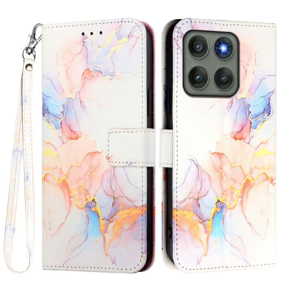 (Milky Way Marble Ls004) For Motorola Edge 60 Pro 5G Cases White 6914286284648