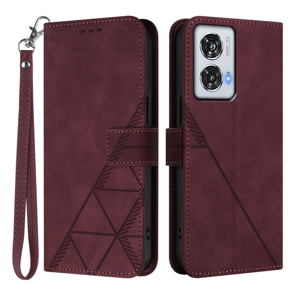 (Wine ) For Motorola Edge 50 Fusion Cases Red 6914288759885
