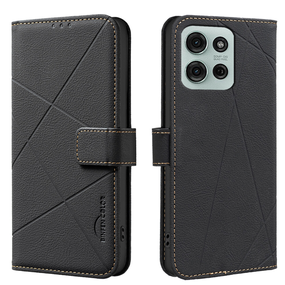 (Black) For Motorola Moto G75 5G Cases Black 6914288117951