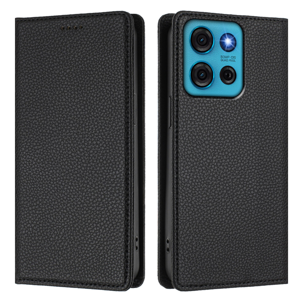 (Black) For Motorola Moto G75 5G Cases Black 6914287647848
