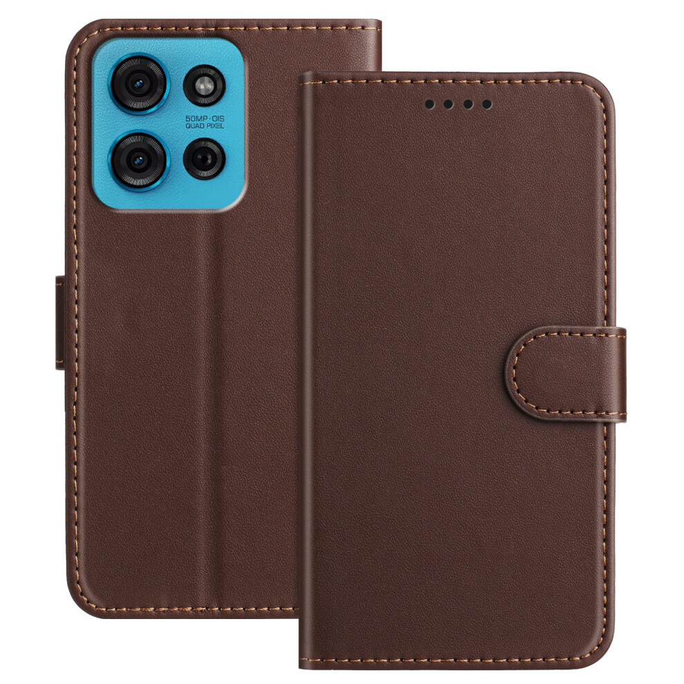 (Brown) For Motorola Moto G75 5G Cases Brown 6914284437275