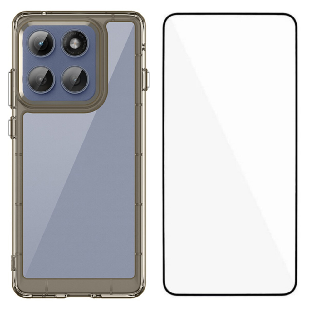 (Transparent ) For Motorola Edge 60 Pro 5G Cases Grey 6914282521877