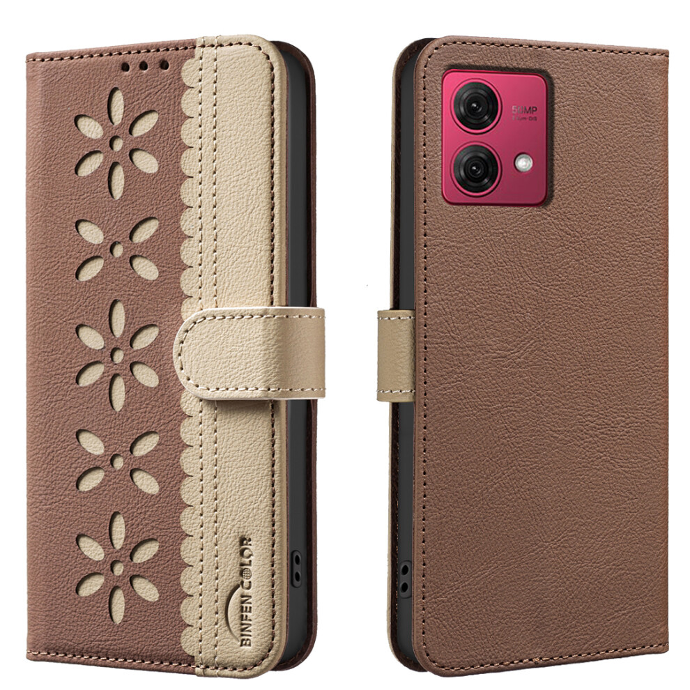 (Brown) For Motorola Moto G84 5G Cases Brown 6914280542027