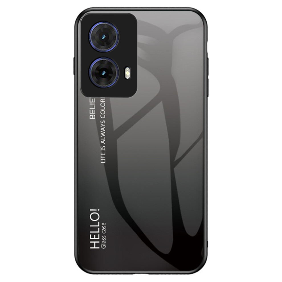 (Gradient Black Grey) For Motorola Moto G85 5G Cases Black,Grey 6914281300374