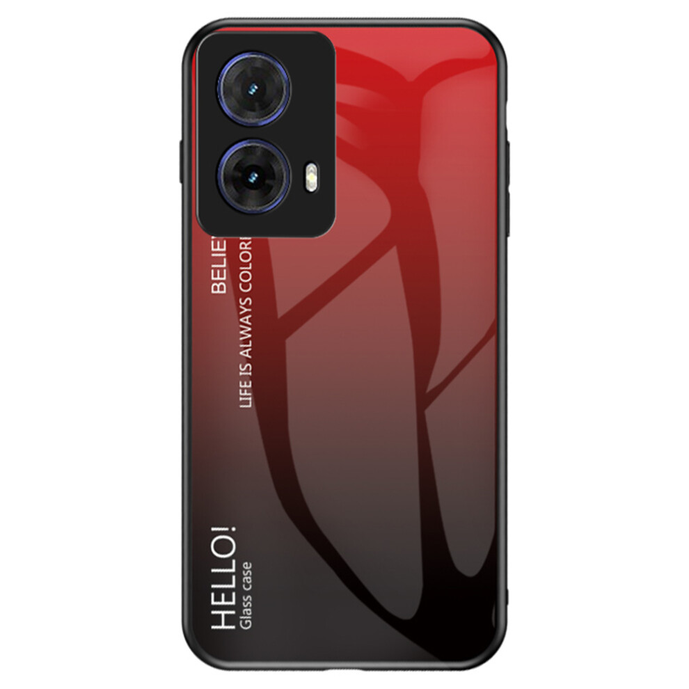 (Gradient Red Black) For Motorola Moto G85 5G Cases Black,Red 6914282400516