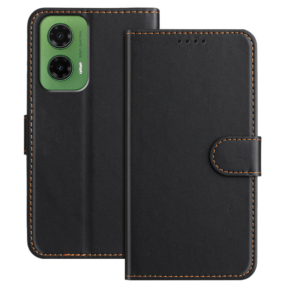 (Black) For Motorola Moto G35 5G Cases Black 6914281776308