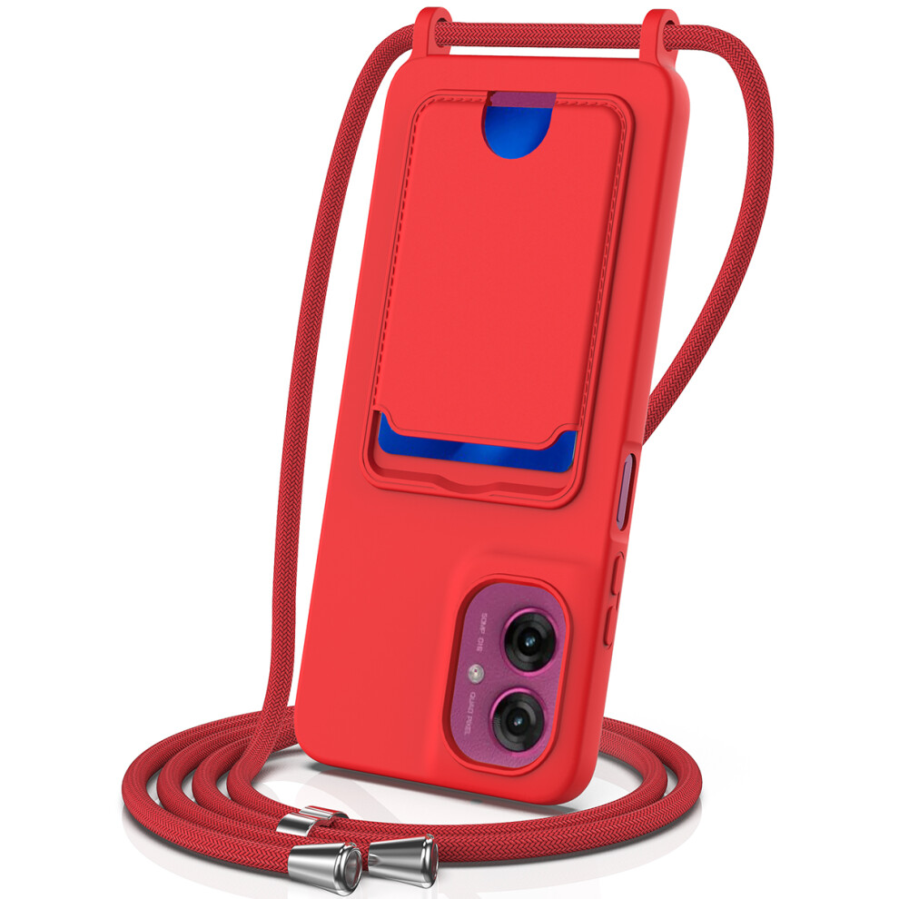 (Red) For Motorola Moto G55 5G Cases Red 6914289433845