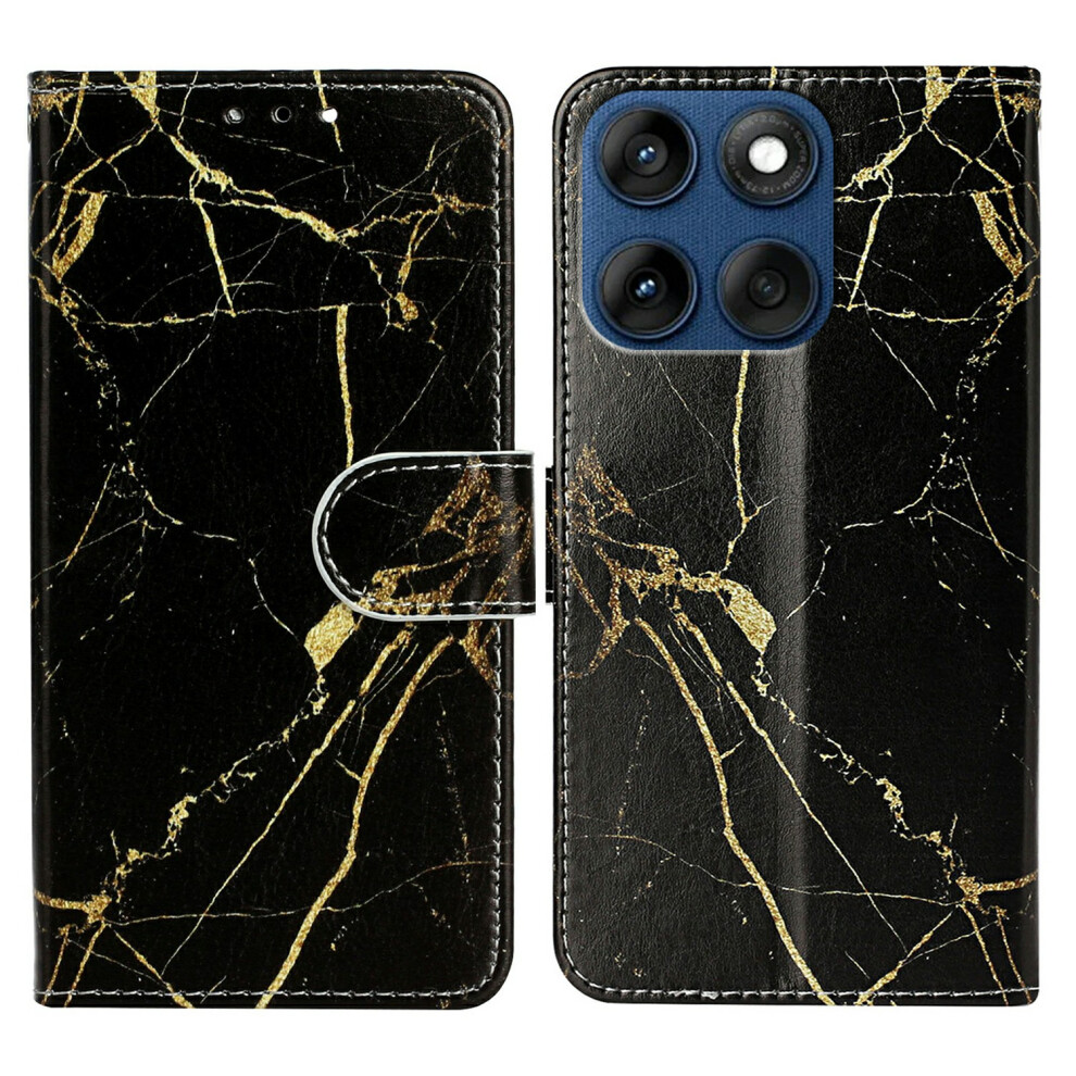 (Black Gold Marble) For Motorola Edge 60 5G Cases Black,Gold 6914280481609