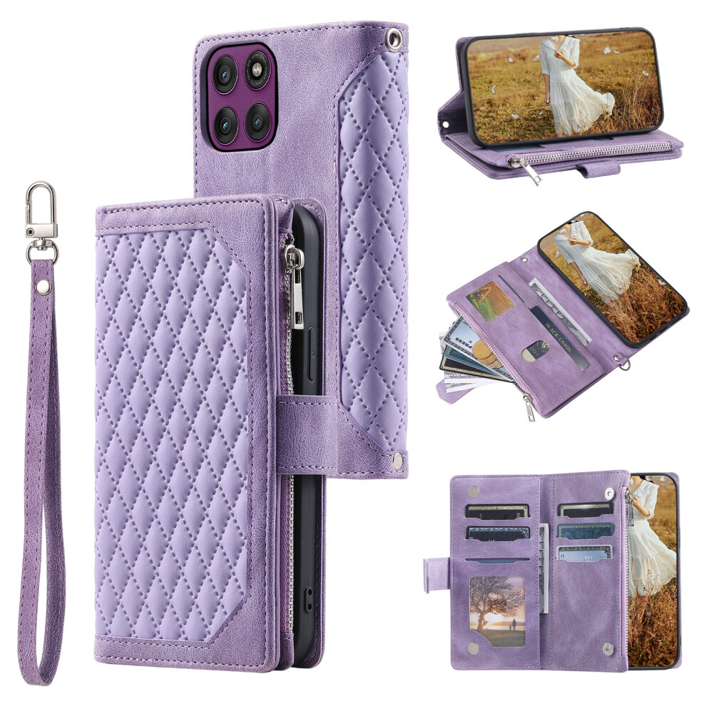 (Purple) For Motorola Edge 60 Pro 5G Cases Purple 6914280928548