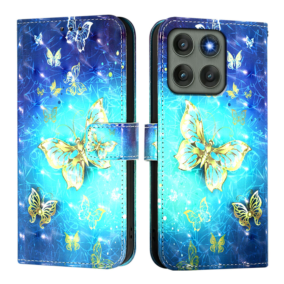 ( Butterflies) For Motorola Edge 60 Pro 5G Cases Golden 6914284569877