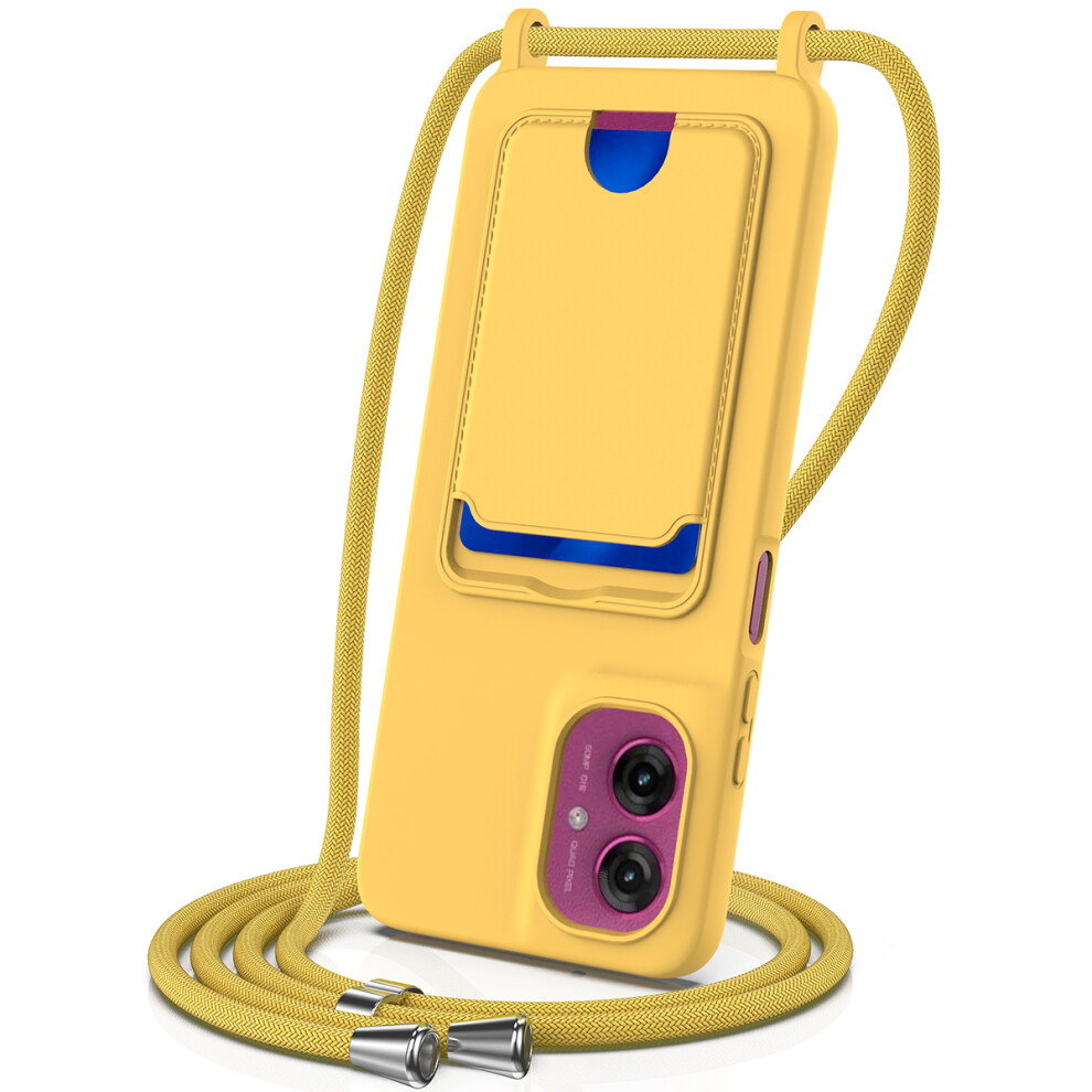 (Yellow) For Motorola Moto G55 5G Cases Yellow 6914280539409