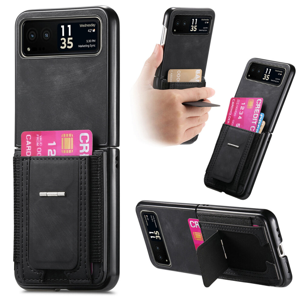 (Black) For Motorola Razr 40 5G Cases Black 6914288474726