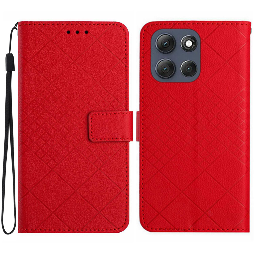 (Red) For Motorola Moto G56 5G Cases Red 6914281223925