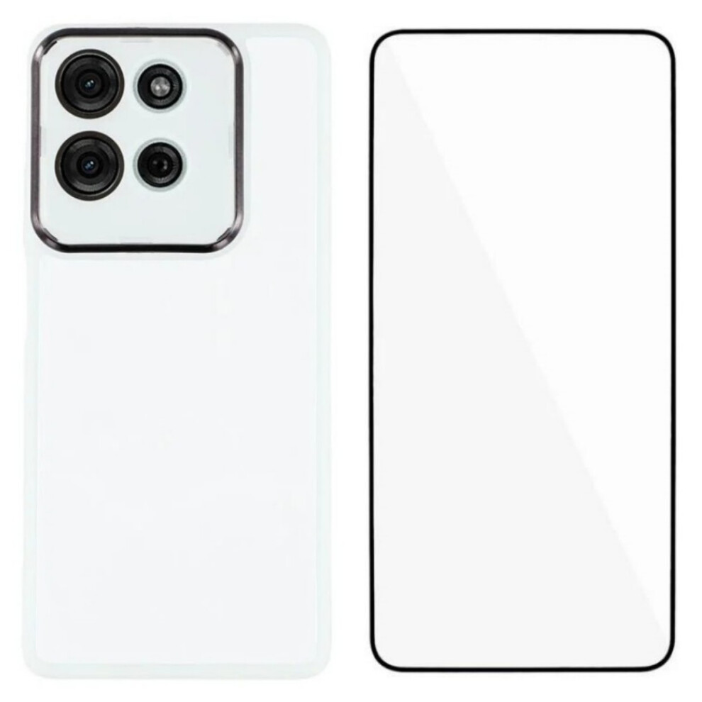 (White) For Motorola Moto G75 5G Cases White 6914286347008