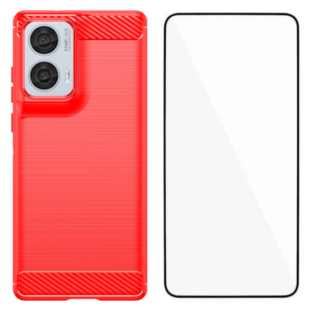(Red) For Motorola Moto G85 5G Cases Red 6914289356090