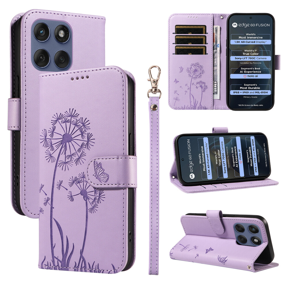 (Purple) For Motorola Edge 60 Fusion 5G Cases Purple 6914288651691