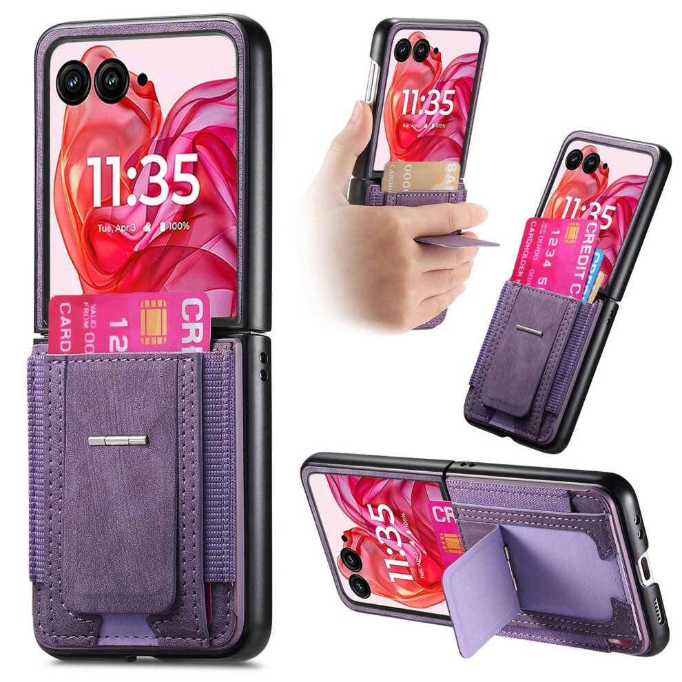 (Purple) For Motorola Razr 50 Ultra 5G Cases Purple 6914289902815