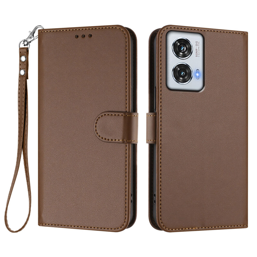 (Brown) For Motorola Edge 50 Fusion Cases Brown 6914287503243
