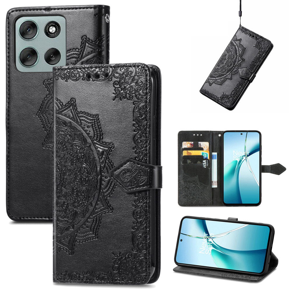(Black) For Motorola Moto G56 5G Cases