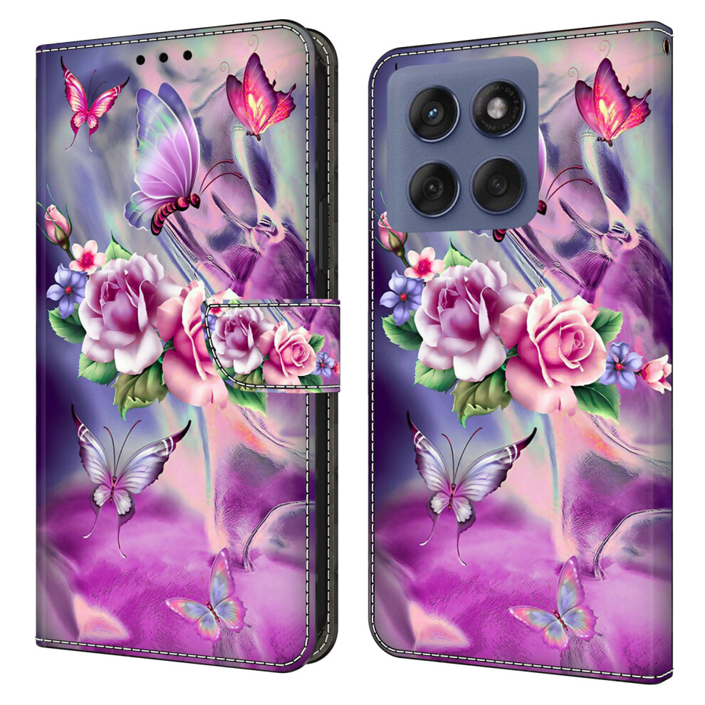 (Butterflies Flowers) For Motorola Edge 60 Pro 5G Cases 6914289026030