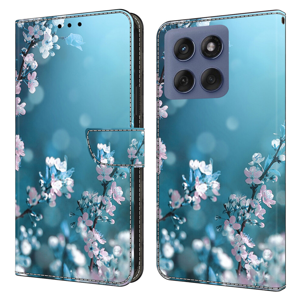 (Plum Blossoms) For Motorola Edge 60 5G Cases Purple 6914288391719