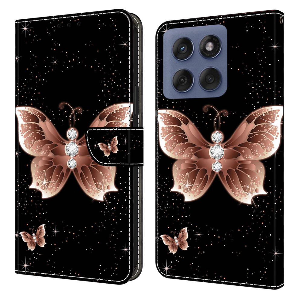 ( Diamond Butterfly) For Motorola Edge 60 5G Cases Pink 6914289199734