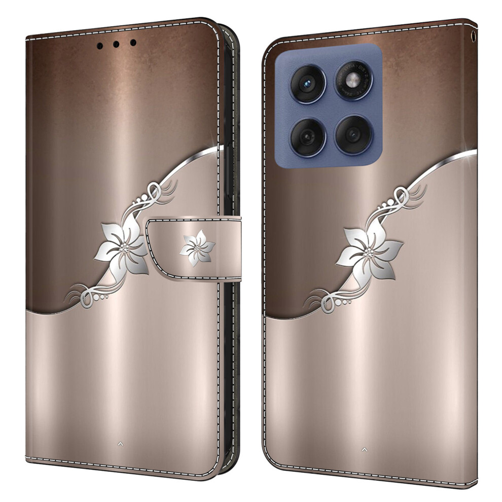( Flower) For Motorola Edge 60 5G Cases Silver 6914280013398
