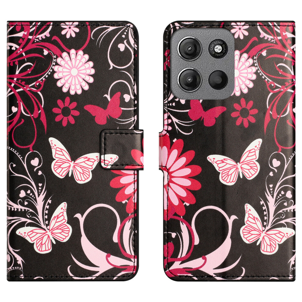 ( Butterfly) For Motorola Moto G56 5G Cases Black 6914286435668
