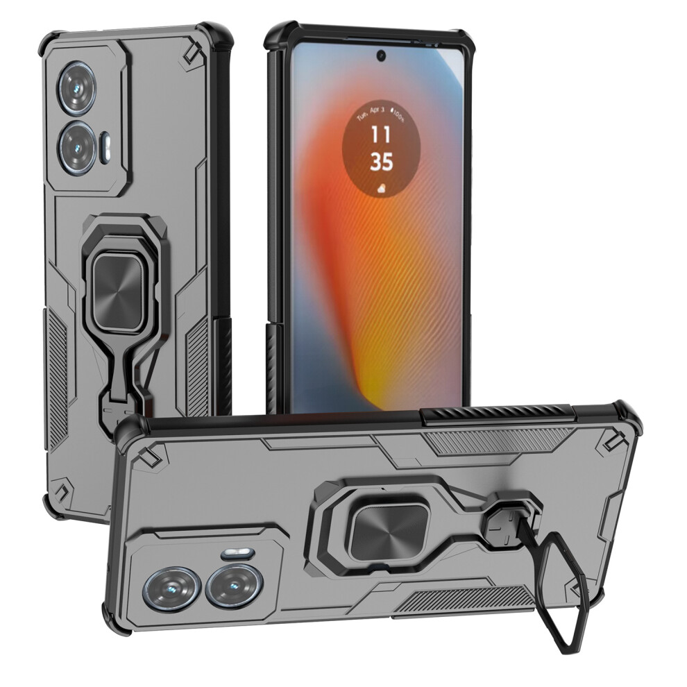 (Black) For Motorola Edge 50 Fusion Cases Black 6914281343913