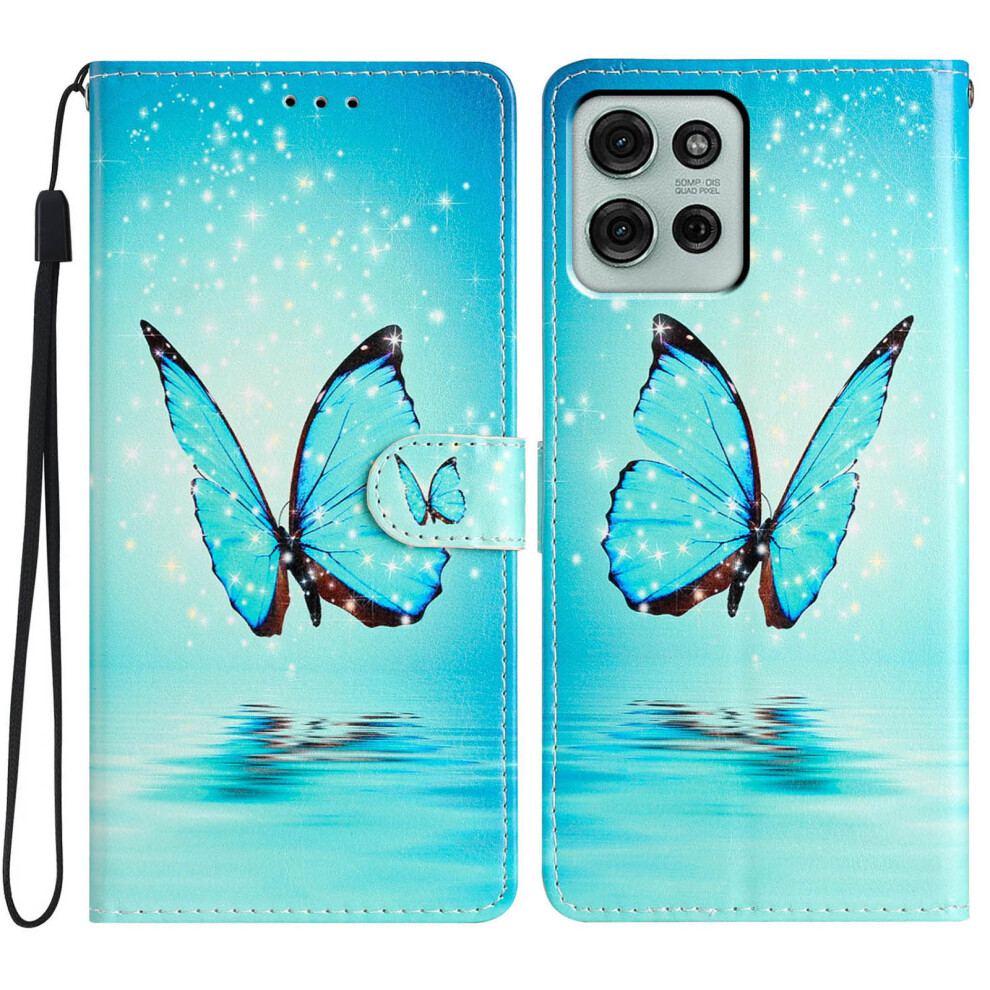 ( Butterfly) For Motorola Moto G56 5G Cases Blue 6914280181981