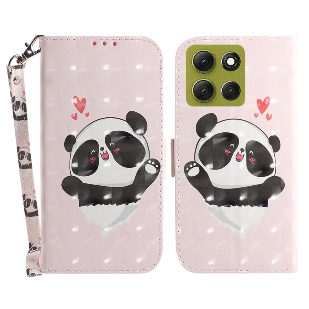 (Love Heart Panda) For Motorola Moto G86 5G Cases 6914282943310