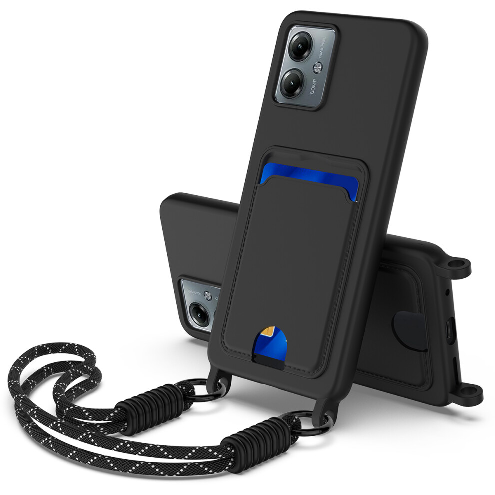 (Black) For Motorola Moto G14 4G Cases Black 6914282151982