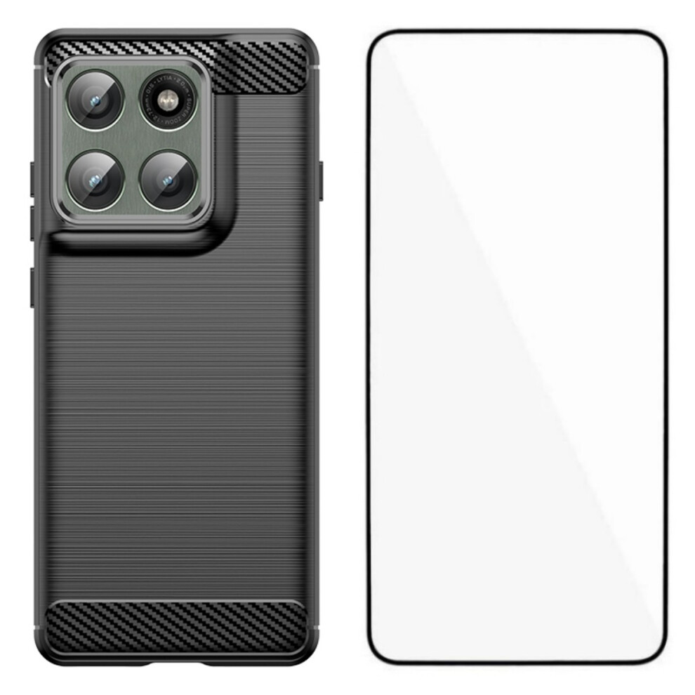(Black) For Motorola Edge 60 Pro 5G Cases Black 6914286861139