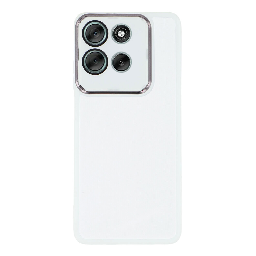 (Transparent ) For Motorola Moto G86 5G Cases White 6914283099146