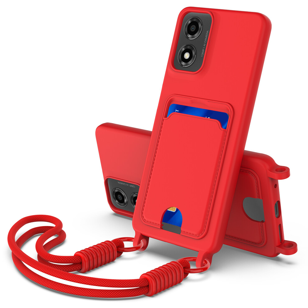 (Red) For Motorola Moto G04 4G Cases Red 6914281401040