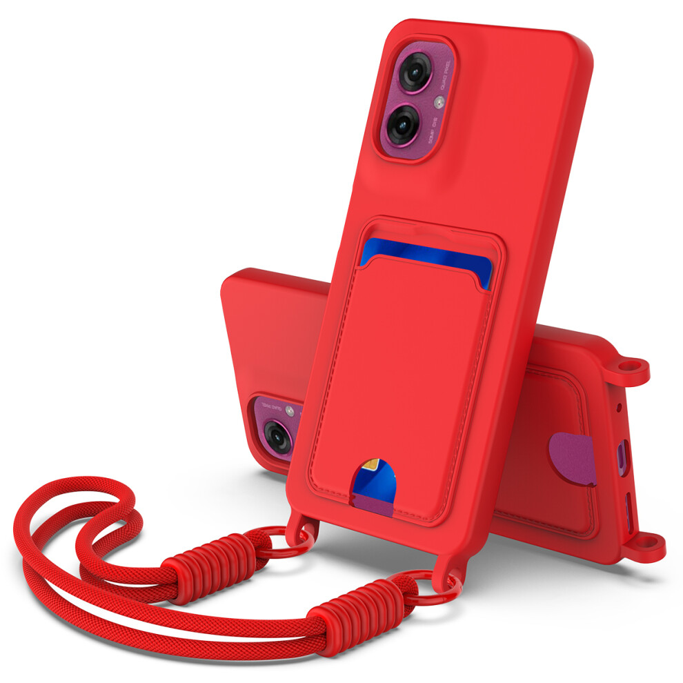 (Red) For Motorola Moto G55 5G Cases Red 6914289934755