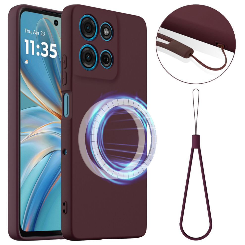 (Wine ) For Motorola Moto G86 5G Cases Red 6914288320757