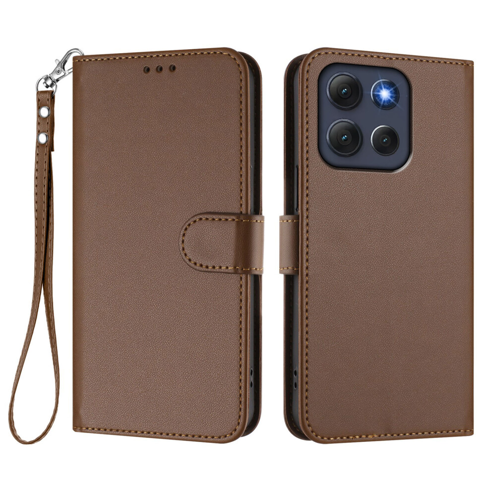 (Brown) For Motorola Moto G86 5G Cases Brown 6914285500053