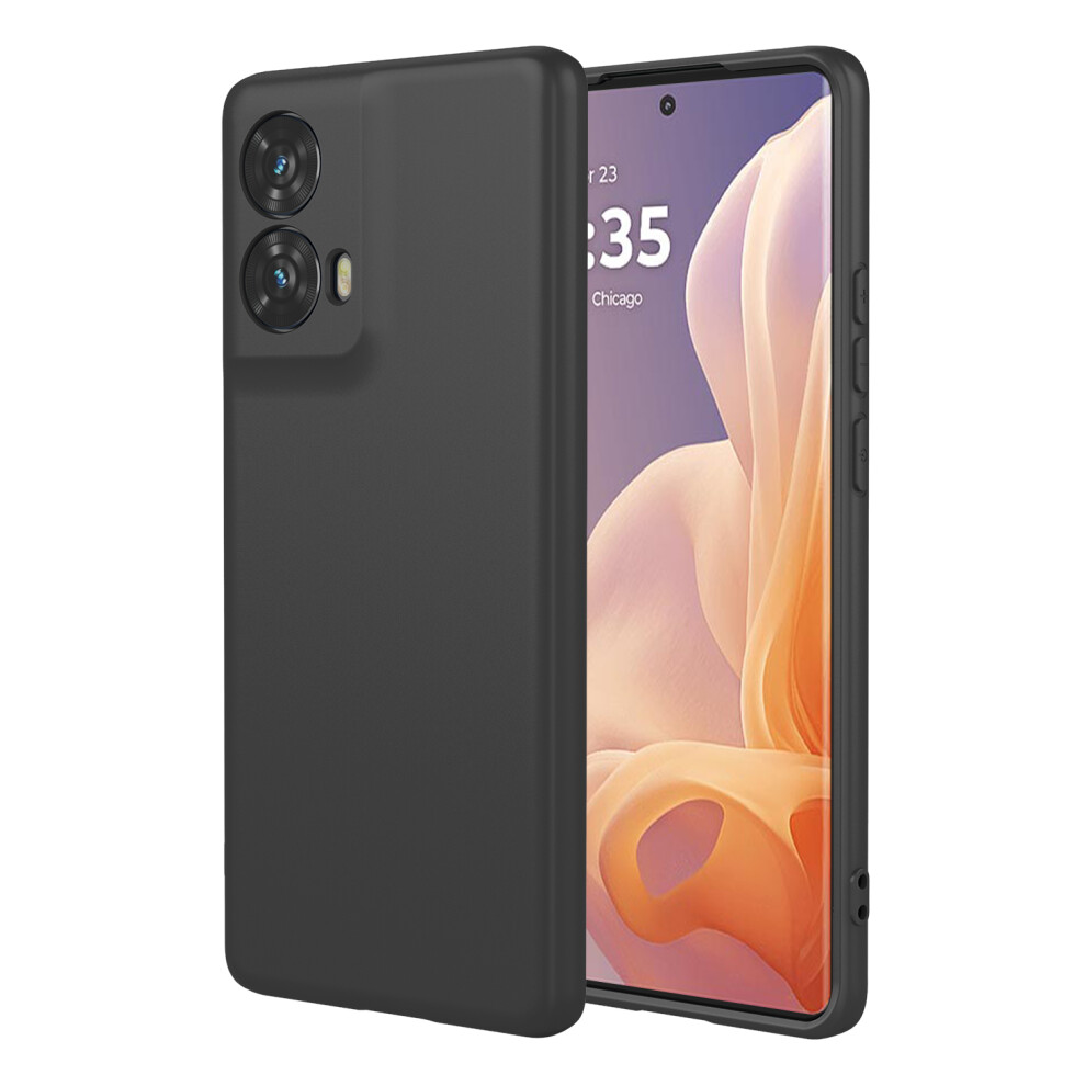 (Black) For Motorola Moto G85 5G Cases Black 6914280481425