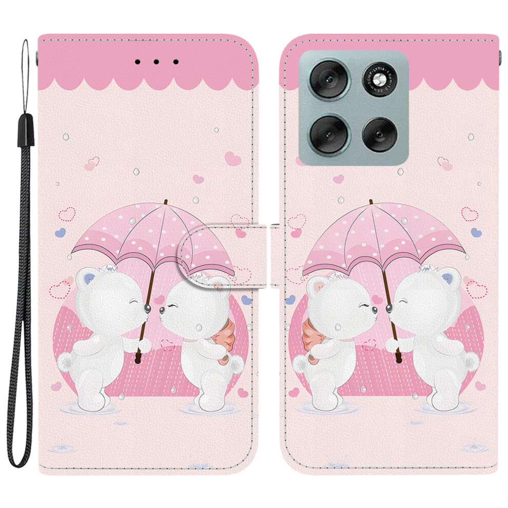 (Cartoon Couple Bear) For Motorola Moto G56 5G Cases 6914286489531