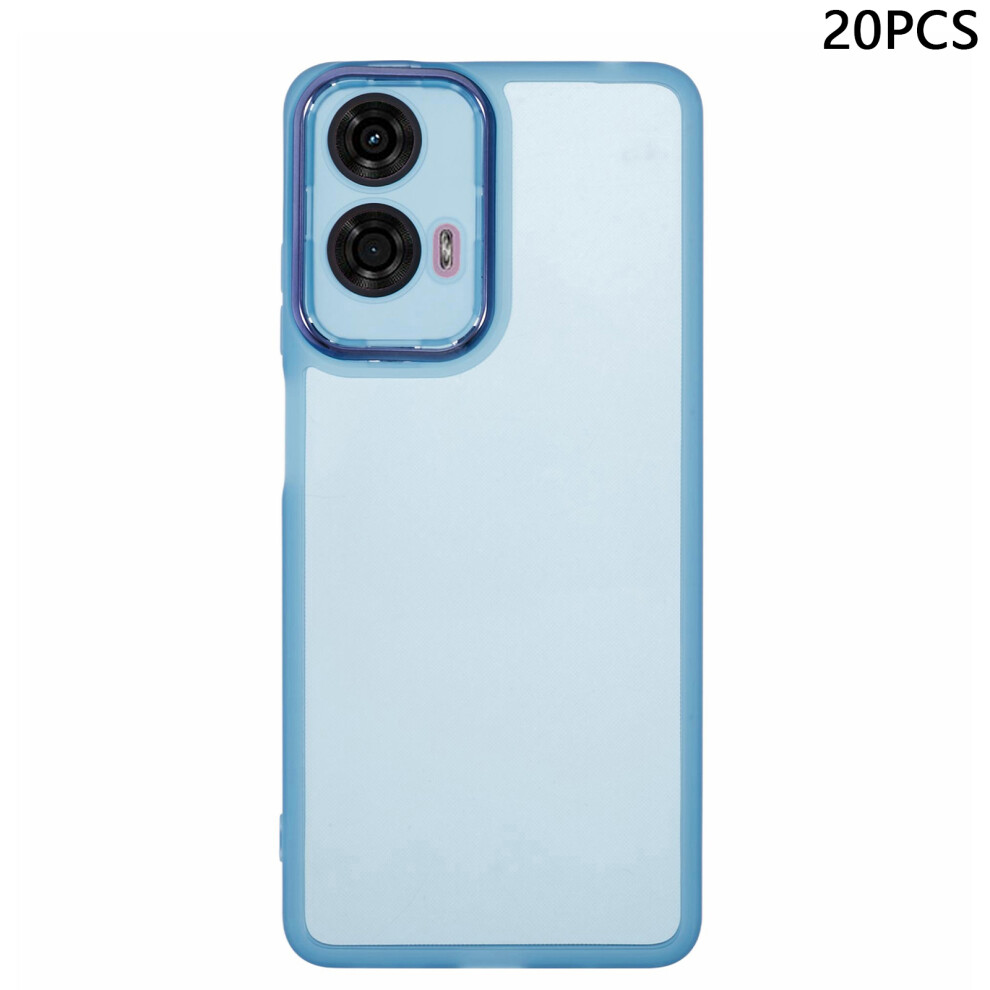 (Transparent ) For Motorola Moto G24 4G Cases Blue 6914283427697