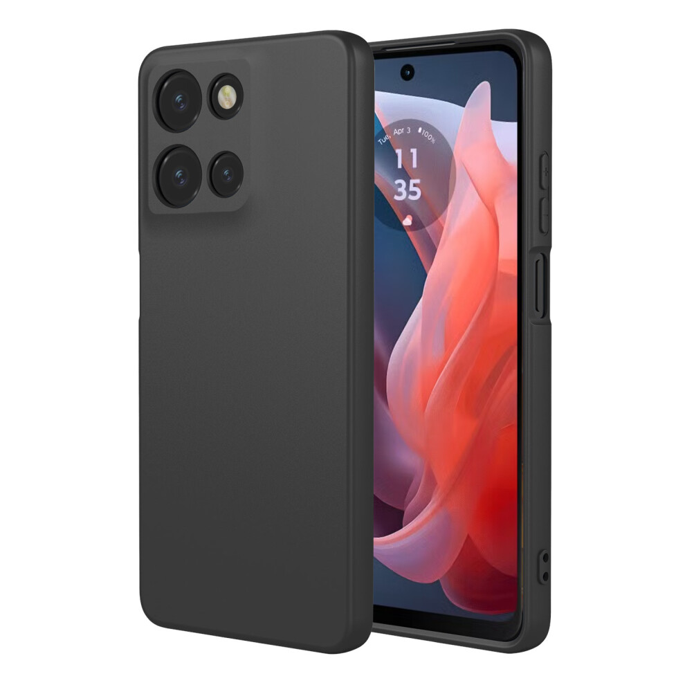 (Black) For Motorola Moto G Play (2025) 5G Cases Black 6914284844226