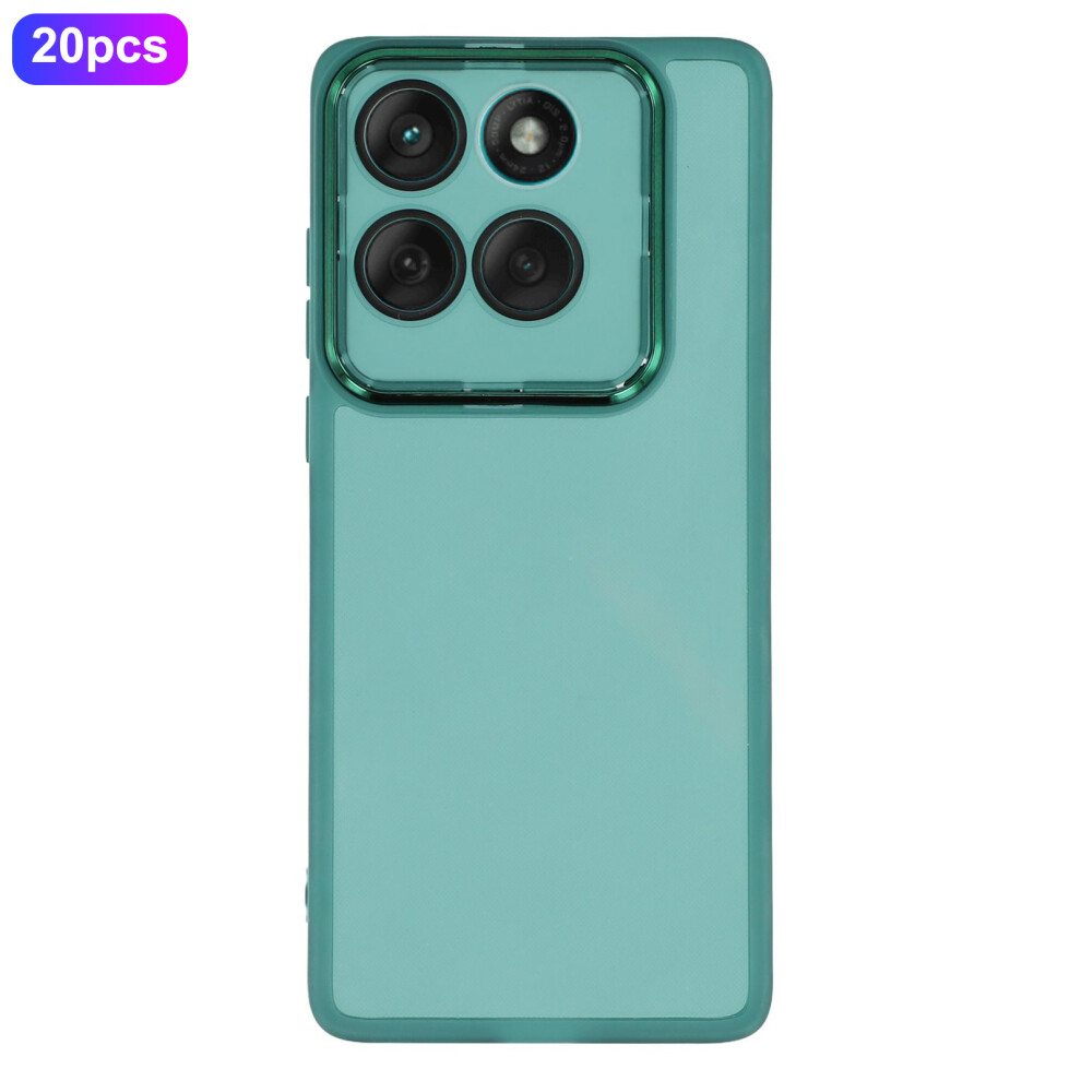 (Transparent ) For Motorola Edge 60 Fusion 5G Cases Green 6914283843657