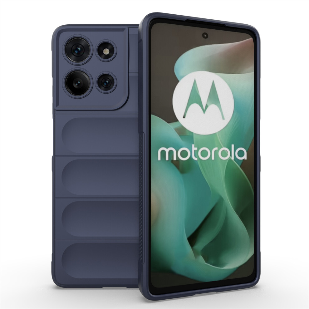 (Dark ) For Motorola Moto G75 5G Cases Blue 6914281233603