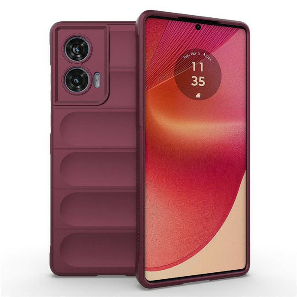 (Wine ) For Motorola Edge 50 Fusion Cases Red 6914286110930