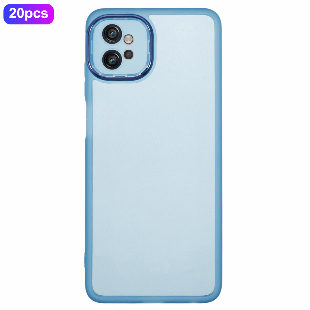 (Transparent ) For Motorola Moto G32 4G Cases Blue 6914284930332