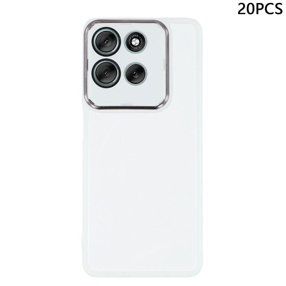 (Transparent ) For Motorola Moto G86 5G Cases White 6914284017361