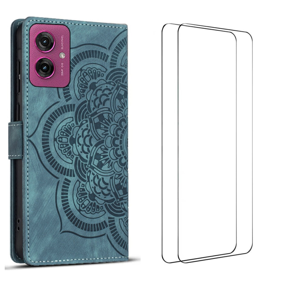 (Blue) For Motorola Moto G55 5G Cases Blue 6914289511048